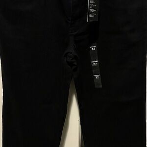 Black Straight Leg Pants (Forever 21 Brand Men Denim Jeans)